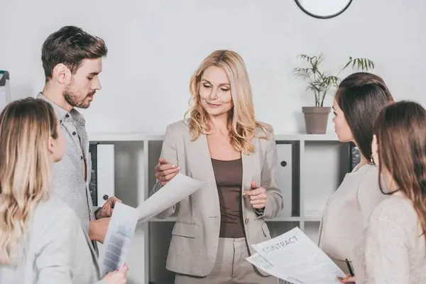 liderando un equipo de trabajo